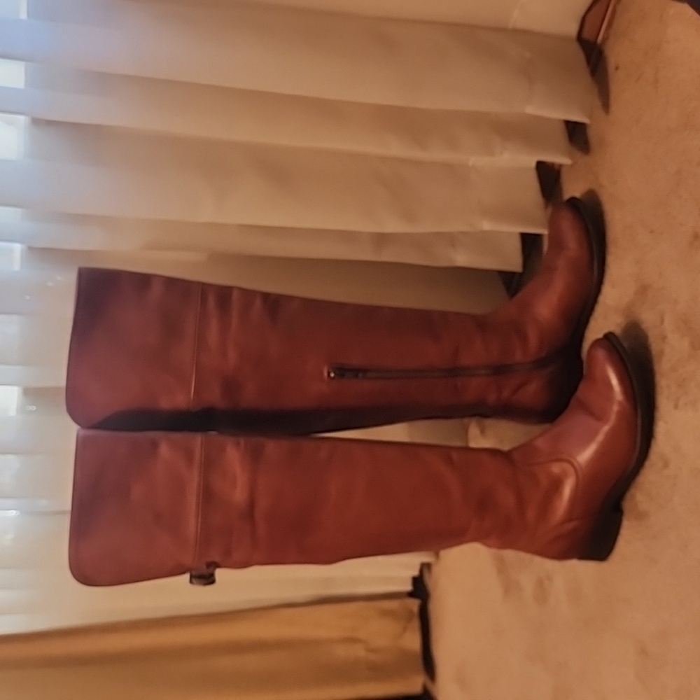 Frye Women's Mellisa Over the Knee Boots In Cognac W 5 1/2